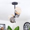 Chehalis Plafondlamp, Kogellampje 33 cm Amber, Duidelijk, Rookkleurig, 4-lichts