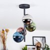 Chehalis Plafondlamp, Kogellampje 27 cm Blauw, Chroom, Groen, Koperkleurig, Rookkleurig, 4-lichts