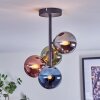 Chehalis Plafondlamp, Kogellampje 27 cm Blauw, Chroom, Groen, Koperkleurig, Rookkleurig, 4-lichts