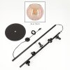 Koyoto Kogellampje, Staande lamp Amber, 5-lichts
