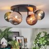 Chehalis Plafondlamp, Kogellampje Blauw, Groen, Koperkleurig, Rookkleurig, 4-lichts