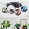 Chehalis Plafondlamp, Kogellampje Blauw, Groen, Koperkleurig, Rookkleurig, 4-lichts
