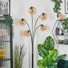Koyoto Kogellampje, Staande lamp Amber, 5-lichts