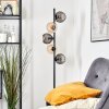 Koyoto Kogellampje, Staande lamp Amber, Rookkleurig, 5-lichts