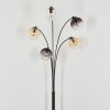 Koyoto Kogellampje, Staande lamp Amber, Duidelijk, Rookkleurig, 5-lichts