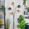 Koyoto Kogellampje, Staande lamp Amber, Rookkleurig, 5-lichts