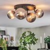 Chehalis Plafondlamp, Kogellampje Rookkleurig, 4-lichts