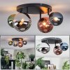 Chehalis Plafondlamp, Kogellampje Blauw, Chroom, Groen, Koperkleurig, Rookkleurig, 4-lichts