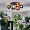 Chehalis Plafondlamp, Kogellampje Blauw, Chroom, Groen, Koperkleurig, Rookkleurig, 4-lichts