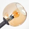 Koyoto Plafondlamp, Kogellampje Amber, 10-lichts