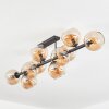 Koyoto Plafondlamp, Kogellampje Amber, 10-lichts