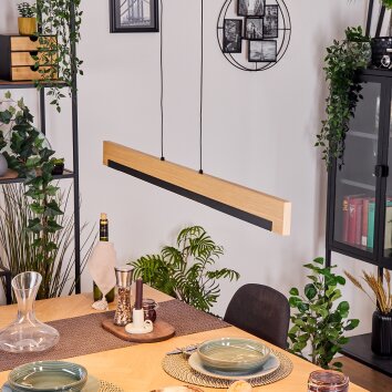 Inzino Hanglamp, Hanglamp LED Zwart, 1-licht