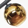 Koyoto Plafondlamp, Kogellampje Blauw, Goud, Groen, 8-lichts