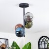 Chehalis Plafondlamp, Kogellampje Blauw, Groen, Koperkleurig, Rookkleurig, 4-lichts