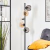 Koyoto Kogellampje, Staande lamp Amber, Duidelijk, Rookkleurig, 5-lichts