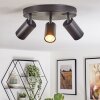 Foren Plafondlamp, Plafondspot LED Zwart, 3-lichts, Kleurwisselaar