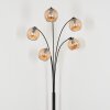 Ripoll Kogellampje, Staande lamp Amber, 5-lichts