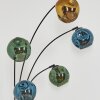 Ripoll Kogellampje, Staande lamp Blauw, Goud, Groen, 5-lichts