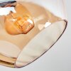 Koyoto Plafondlamp, Kogellampje Amber, 4-lichts