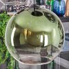 Koyoto Hanglamp, Kogellampje, Hanglamp Blauw, Chroom, Groen, Duidelijk, Koperkleurig, Rookkleurig, 5-lichts