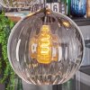 Koyoto Hanglamp, Kogellampje, Hanglamp Duidelijk, Rookkleurig, 5-lichts