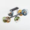 Koyoto Plafondlamp, Kogellampje 21 cm Blauw, Goud, Groen, Duidelijk, 6-lichts