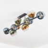 Koyoto Plafondlamp, Kogellampje Blauw, Goud, Groen, Duidelijk, 10-lichts