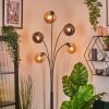 Gastor Kogellampje, Staande lamp Amber, Rookkleurig, 5-lichts