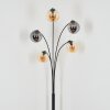 Gastor Kogellampje, Staande lamp Amber, Rookkleurig, 5-lichts