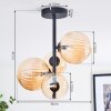 Chehalis Plafondlamp, Kogellampje Amber, 4-lichts