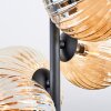 Chehalis Plafondlamp, Kogellampje Amber, 4-lichts