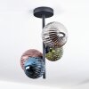 Chehalis Plafondlamp, Kogellampje Blauw, Groen, Koperkleurig, Rookkleurig, 4-lichts