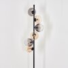Koyoto Kogellampje, Staande lamp Amber, Duidelijk, Rookkleurig, 6-lichts