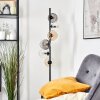 Koyoto Kogellampje, Staande lamp Amber, Duidelijk, Rookkleurig, 6-lichts