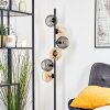 Koyoto Kogellampje, Staande lamp Amber, Rookkleurig, 6-lichts