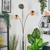 Gastor Kogellampje, Staande lamp Amber, Duidelijk, Rookkleurig, 3-lichts