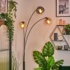 Gastor Kogellampje, Staande lamp Amber, Duidelijk, Rookkleurig, 3-lichts