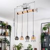 Koyoto Hanglamp, Kogellampje, Hanglamp Natuurlijke kleuren, Zwart, 4-lichts