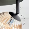 Chehalis Plafondlamp, Kogellampje Amber, 4-lichts