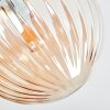 Chehalis Plafondlamp, Kogellampje Amber, 4-lichts
