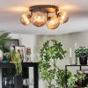 Chehalis Plafondlamp, Kogellampje Amber, 4-lichts