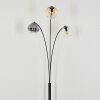 Koyoto Kogellampje, Staande lamp Amber, Duidelijk, Rookkleurig, 3-lichts