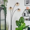 Koyoto Kogellampje, Staande lamp Amber, Duidelijk, 3-lichts