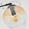 Koyoto Kogellampje, Staande lamp Amber, Duidelijk, 3-lichts