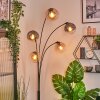 Gastor Kogellampje, Staande lamp Amber, Duidelijk, Rookkleurig, 5-lichts