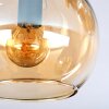 Koyoto Plafondlamp, Kogellampje Goud, Zwart, 3-lichts