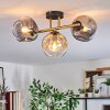 Ripoll Plafondlamp, Kogellampje Goud, Zwart, 3-lichts