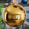 Koyoto Hanglamp, Kogellampje, Hanglamp Goud, Zwart, 5-lichts