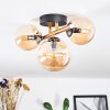 Chehalis Plafondlamp, Kogellampje Goud, Zwart, 3-lichts