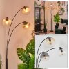 Koyoto Kogellampje, Staande lamp Amber, Duidelijk, Rookkleurig, 3-lichts